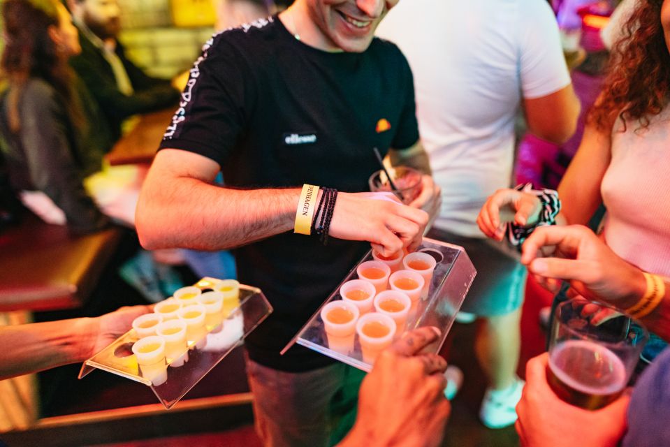 Copenhagen: Guided Party Pub Crawl with 4 Shots and 1 Drink - Meeting at Barcelona Bar: The fastest way to start Copenhagen nightlife