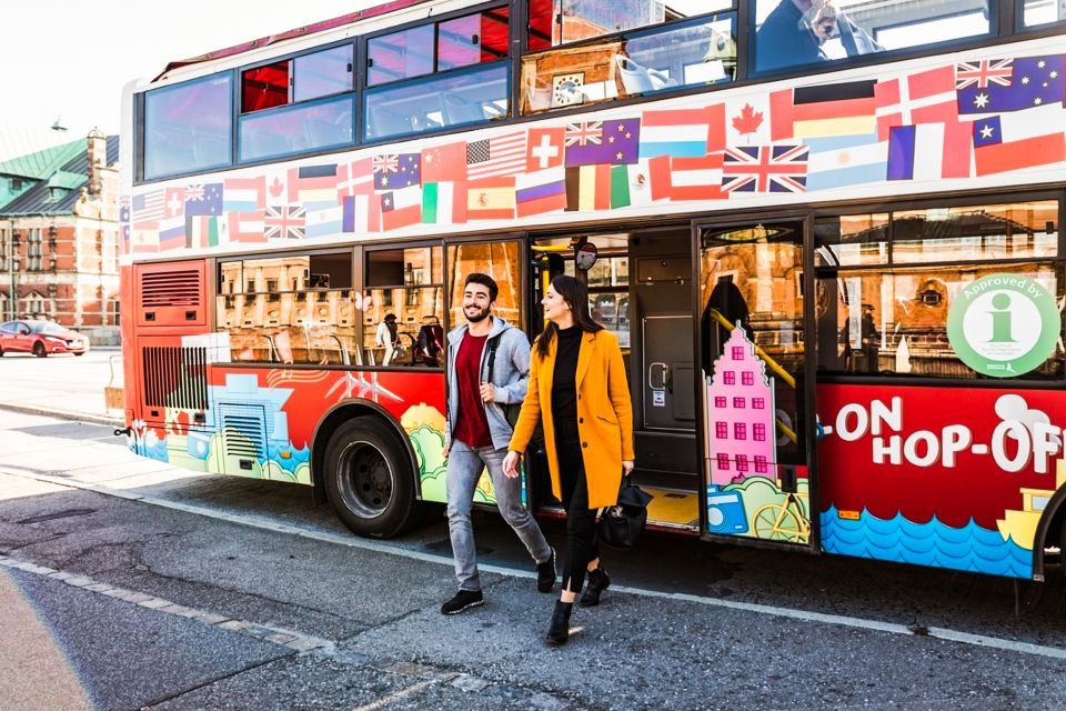 Copenhagen: Hop-On Hop-Off Bus Tour with Boat Tour Option - Stop-by-stop: what each major landmark stop is best for