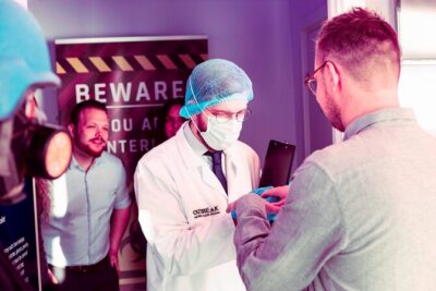 Outbreak Escape Room - Stop 1: Escape Room by Midgaard Event (A Private Room With Big-Production Energy)